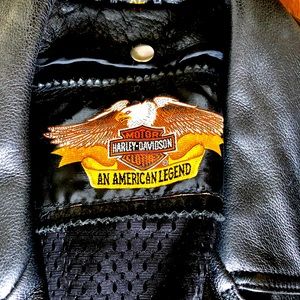 Harley-Davidson Black Leather Jacket.